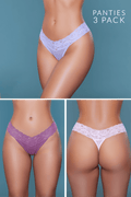 2201 Mila Thong 3 Pack-0